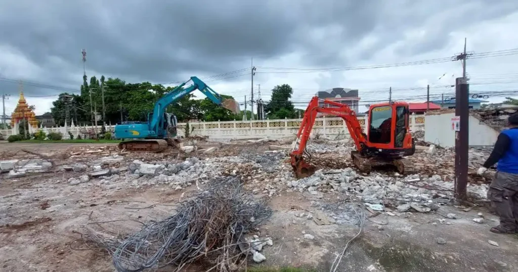 รถแบคโฮรับจ้างศรีเมืองใหม่